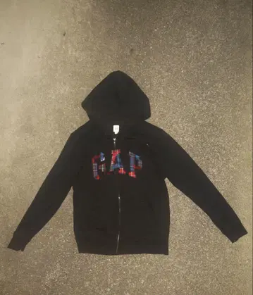 GAP 블랙 후드티 후드 부착 y2k
