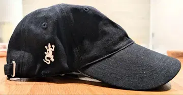 에네스베 블랙 도마뱀 로고 자수 캡