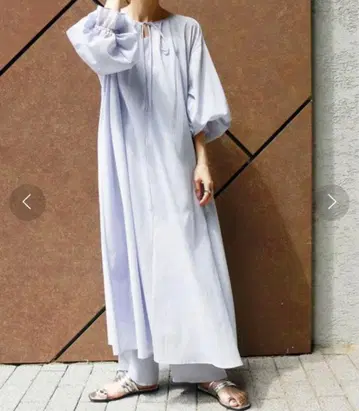 아오야기 후미코 JS 양류 개더 원피스