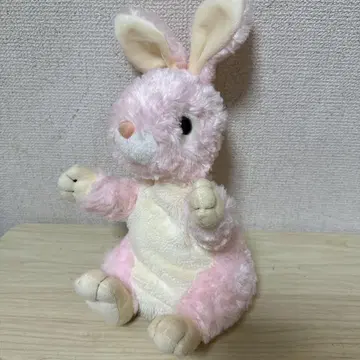 테이크오프 토끼 핑크 핸드 퍼펫 퍼펫 봉제 인형