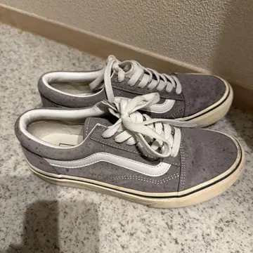 Vans 그레이 스웨이드 스니커즈