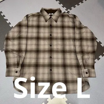 [ 구제 의류 ] UNIQLO U 헤비 플란넬 오버 사이즈 셔츠