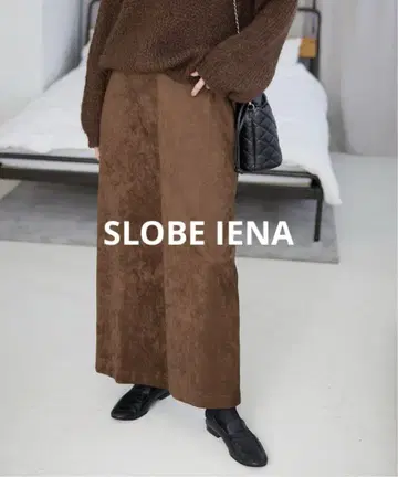 FAKE SUEDE 타이트 스커트 SLOBE IENA