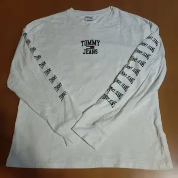 TOMMY JEANS 긴팔 셔츠 M 화이트