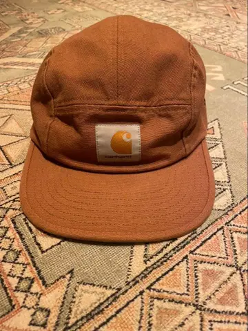 Carhartt 브라운 캡 조정 가능