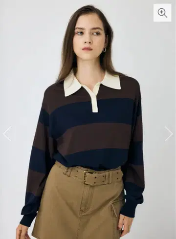 MOUSSY BORDER KNIT 폴로