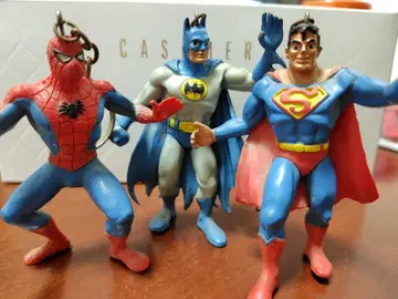 최저가 [ 쇼와 레트로 ] 슈퍼맨 & 배트맨 & 스파이더맨 키링