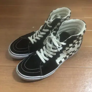 Vans SK-8 플래그 체커 하이컷 스니커즈 27cm