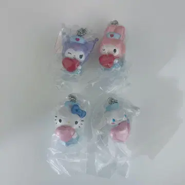 산리오 간호사 스윙 마스코트 4세트