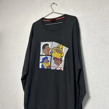 초레어 디자인 platinum fubu 긴팔 티셔츠