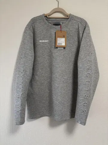 새상품 MAMMUT 마무트 그레이 긴팔 트레이닝복 아시아 사이즈 XL