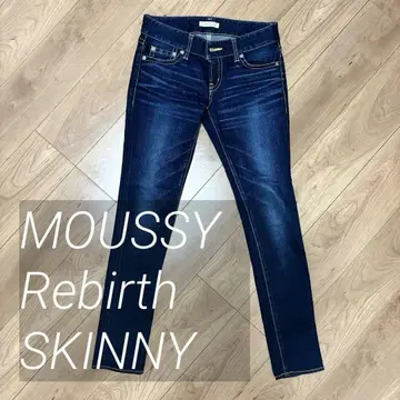 새상품급 MOUSSY Rebirth SKINNY 마우지 리버스 스키니