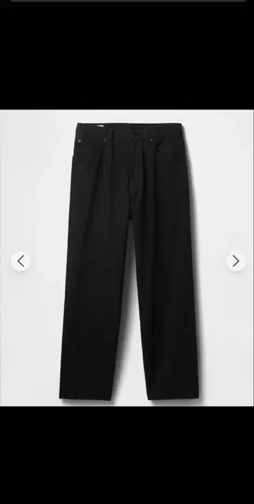 gap 슈퍼 배기 데님 블랙