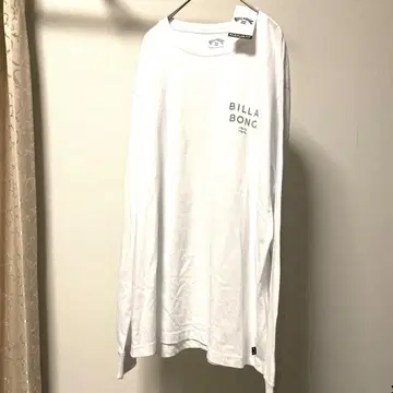 택 포함 새상품 빌라봉 긴팔 셔츠 티셔츠 LL 롱티 남성용 화이트