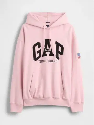 GAP 헤비웨이트 타임스퀘어 GAP 로고 후드티