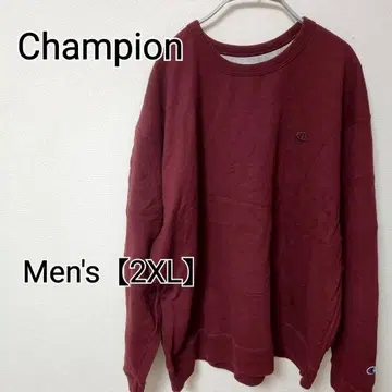 z224 [Champion] 트레이닝복 (남성용 2XL) 레드 브라운
