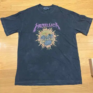 METALLICA 스컬 태양 티셔츠
