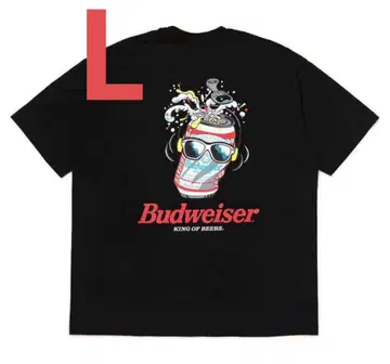 HAROSHI X BUDWEISER X CHALLENGER 티셔츠
