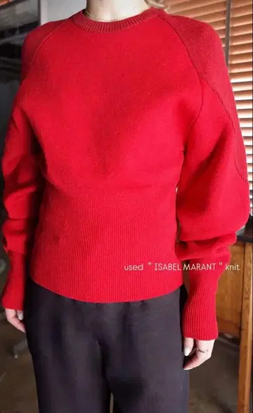 ISABEL MARANT 빨간색 니트 긴팔