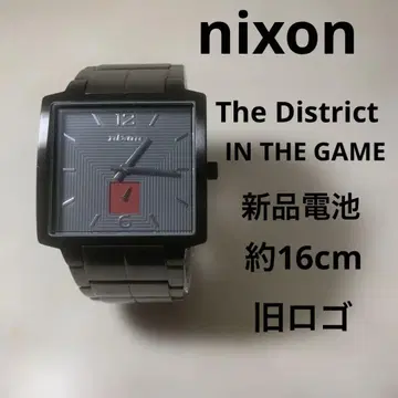nixon 닉슨 구 로고 손목시계 The District 한정판 모델