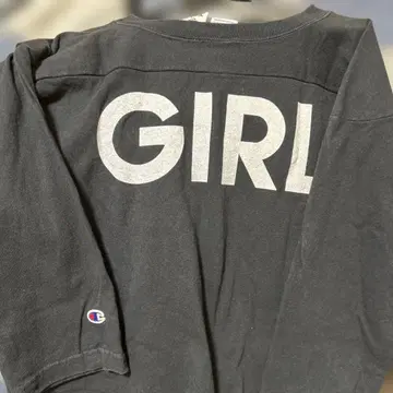 X-girl champion 롱T 블랙