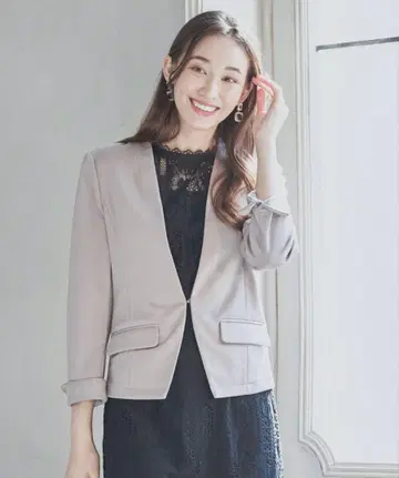 여성용 자켓 그레이