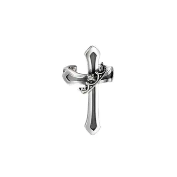 JUSTIN DAVIS CROSS with CROWN 이어커프