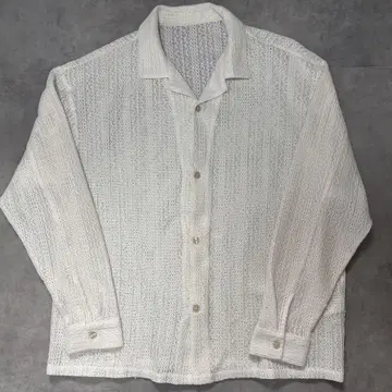 FREAKS STORE 시어 오픈 칼라 셔츠 이노구치 리