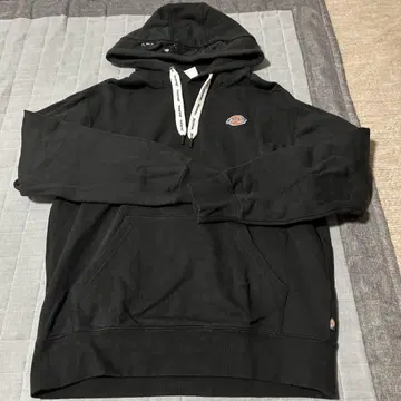 Dickies 블랙 후드 부착 후드티 L 사이즈