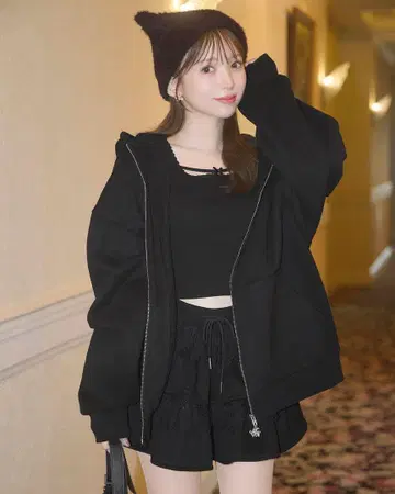 미셸 마카롱 백리본 레이스 3종 셋업