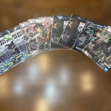 제일복권 진격의 거인 F상 클리어 포스터 8종