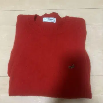 LACOSTE 빨간색 니트