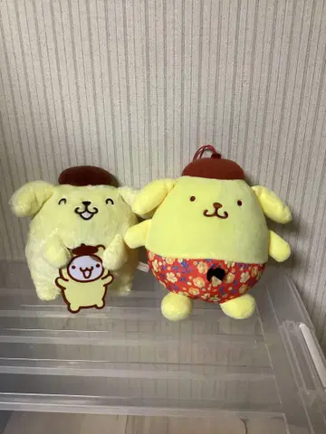 폼폼푸딩 봉제 인형 2개 세트