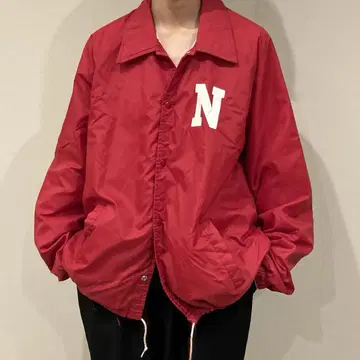 used 구제 의류 나일론 자켓 빨간색 블루종