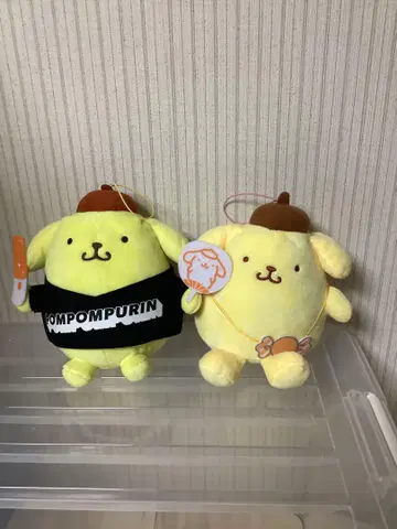 폼폼푸딩 봉제 인형 2개 세트
