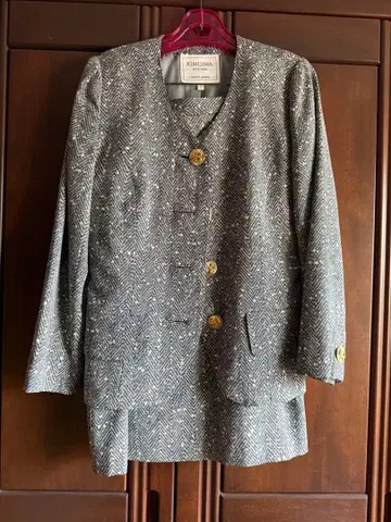 KIMIJIMA 헤링본 무늬 셋업