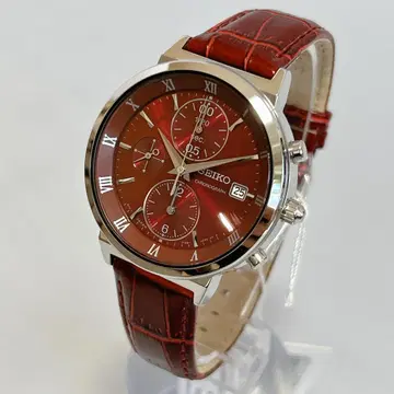 새상품 미사용 SEIKO 세이코 크로노그래프 손목시계 SNDV37P1