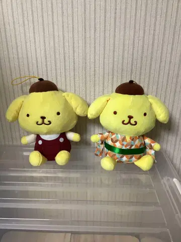 폼폼푸딩 봉제 인형 2개 세트