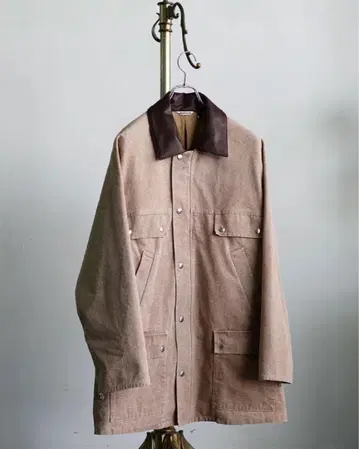 AURALEE ORGANIC CANVAS HUNTING BLOUSON 3