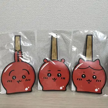 치이카와(먼작귀) 엔니치 사과 사탕 캔뱃지