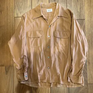 70s Manhattan 오픈 카라 셔츠
