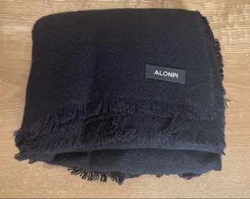새상품 아론피 캐시미어 ALONPI CASHMERE 스톨 블랙