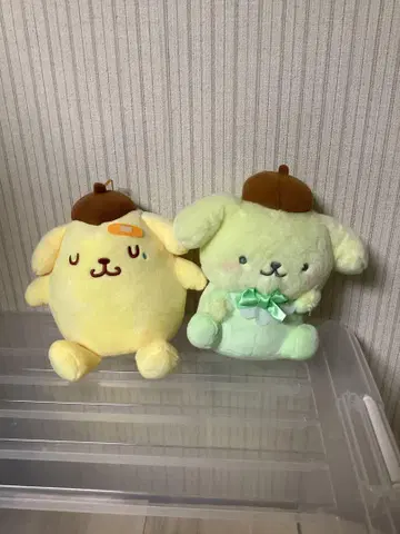 폼폼푸딩 봉제 인형 2개 세트