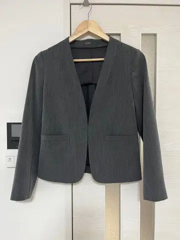 AOKI les mues 노카라 자켓 그레이
