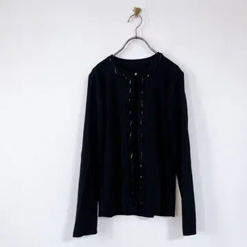 [ Leilian ] 레리안(11) 긴팔 가디건 비즈 반짝이는 실크