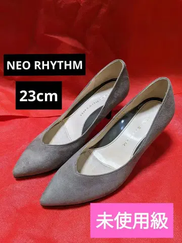 NEO RHYTHM 스틸레토 펌프스 스웨이드 그레이