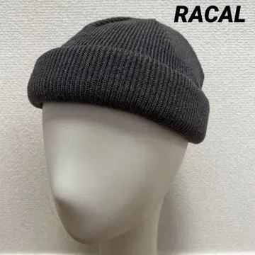 RACAL 라칼 RLAF00519 롤 니트 캡 차콜 그레이