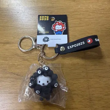 오사카 간사이 만박 산리오 블랙 미야쿠미야쿠 포차코 블랙 키링
