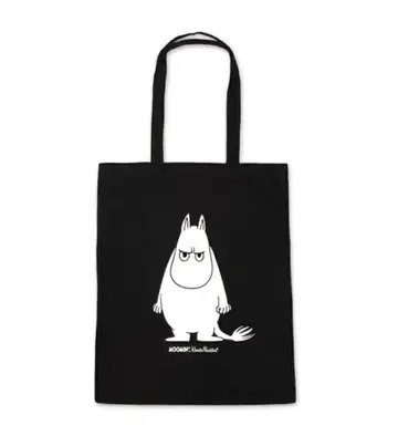 [ 미개봉 새상품 ] 앵글리 무민 MOOMIN 토트백 블랙