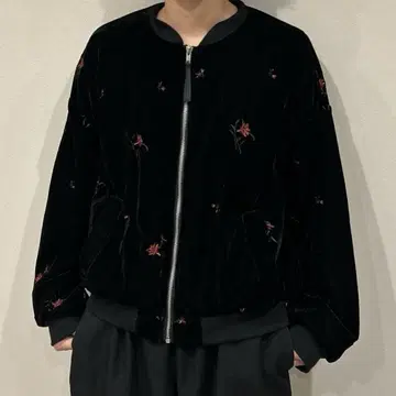 used 벨로아 자켓 벨로아 블루종 자수
